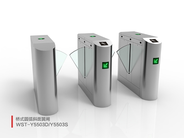 桥式圆弧斜面智能翼闸